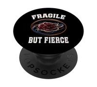 Fragile mais FERCE Empowerment Strong Personne Emotions Tough PopSockets PopGrip Adhésif