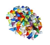 Fragment de Verre pour Mosaïque, Fournitures Artisanales Polyvalentes | Lot de Morceaux Brillants, pour Vases, Bijoux et Loisirs Créatifs, Décoration Colorée, Usage DIY