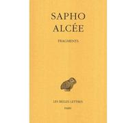 Fragments - Alcee - Belles Lettres - relié - Livre