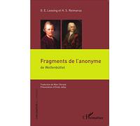 Fragments de l'anonyme: de Wolfenbüttel