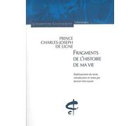 Fragments de l'histoire de ma vie