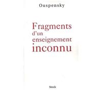 Fragments d'un enseignement inconnu – Stock Spirits
