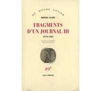 Fragments d'un Journal (Tome 3-1979-1985)