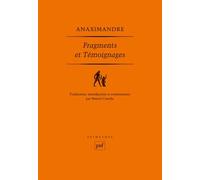 Fragments Et Témoignages - Texte Grec, Traduction, Introduction Et Notes Par Marcel Conche