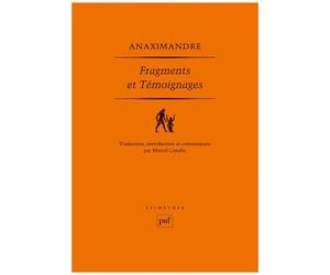 Fragments Et Témoignages - Texte Grec, Traduction, Introduction Et Notes Par Marcel Conche