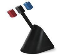 FragON - Tour de Souris élastique avec 3 Clips colorés, Dispositif de Gestion des câbles de Souris, tendeur de Souris de Jeu PC, pour des Performances de Niveau Esport (Noir)