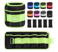 Fragraim Poids Cheville Ajustables, Poids Poignet, Leste Cheville 1-1,5 KG par Paire avec Poids Amovible pour Le Jogging, la Gymnastique, L'aérobic, la Thérapie Physique