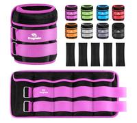 Fragraim Poids Cheville Ajustables, Poids Poignet, Leste Cheville 1-10 KG par Paire avec Poids Amovible pour Le Jogging, la Gymnastique, L'aérobic, la Thérapie Physique