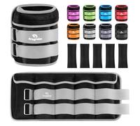 Fragraim Poids Cheville Ajustables, Poids Poignet, Leste Cheville 1-10 KG par Paire avec Poids Amovible pour Le Jogging, la Gymnastique, L'aérobic, la Thérapie Physique