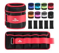 Fragraim Poids Cheville Ajustables, Poids Poignet, Leste Cheville 1-2 KG par Paire avec Poids Amovible pour Le Jogging, la Gymnastique, L'aérobic, la Thérapie Physique