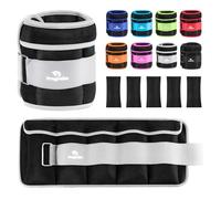 Fragraim Poids Cheville Ajustables, Poids Poignet, Leste Cheville 1-3 KG par Paire avec Poids Amovible pour Le Jogging, la Gymnastique, L'aérobic, la Thérapie Physique
