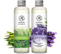 Fragrance Diffuser Refill 2x200m-With Lemongrass Aroma & Lavender Aroma-Fresh And Durable Fragrance-For Aromatherapy-Spa-Bath-Fintess-Club-Restaurant-Shop