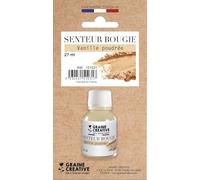 Parfum pour bougie - senteur vanille poudrée - 27 ml G