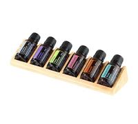 Fragrance Oil Display Rack - Organiseur de stockage d'huile de parfum | 6 emplacements en bois pour bouteilles de bouteilles | Oils Holder Desktop Display Rack for Aromatherapy Bottle Storage | Oîl