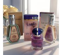 Fragrance World Coffret de Parfums Féminins - Aqua Pura, La Vita Bella & My Life, 50ml/50ml/35ml, Notes Marines/Vanille/Florales