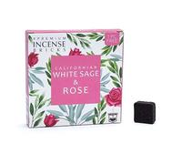 Fragrancia Aromafume Lot de 9 briques d'encens Sauge blanche et rose