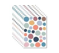 Frahou 300 Pièces Autocollants Muraux à Pois Colorés pour Chambre à Coucher de Papier Peint de Pépinière