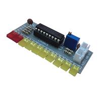 Frahou LM3915 Kit d'affichage de niveau audio DIY 10 LED Sound Audio Spectrum Analyzer Indicateur de niveau Kit Electonique Soudure