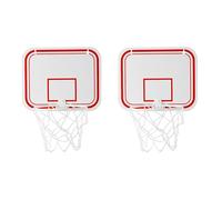 Frahou Lot de 2 clips de basket-ball pour le sport, le bureau, le basket-ball, le jeu de basket-ball, petit clip pour panier à déchets