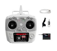 Frahou pour RadioLink T12D 12CH Émetteur RC + Récepteur R12F 2.4GHz Contrôleur à Distance pour Drone FPV Avion à Voilure Fixe et Voiture.