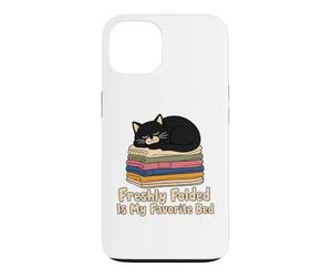 Fraîchement plié est Mon Chat préféré Coque pour iPhone 13
