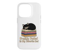 Fraîchement plié est Mon Chat préféré Coque pour iPhone 14 Pro