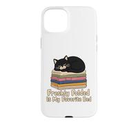 Fraîchement plié est Mon Chat préféré Coque pour iPhone 15 Plus