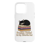 Fraîchement plié est Mon Chat préféré Coque pour iPhone 15 Pro Max