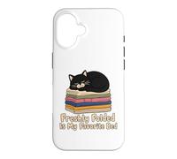 Fraîchement plié est Mon Chat préféré Coque pour iPhone 16