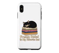 Fraîchement plié est Mon Chat préféré Coque pour iPhone XS Max