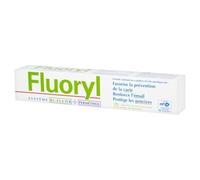 Fraîcheur mentholée qui éveille le sourire - Dentifrice Fluoryl 75 mL, système BI-Fluor + Perméthol, prévention de la carie, renforcement de l’émail et protection des gencives - Lot de 3