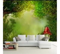 Frais Beau Fantaisie Plantes Forêt De Conte De Fées Papier Peint 3d Moderne Soie Texturée Haut De Gamme IdéAl Pour Le Salon Et La Chambre à Coucher-200cm×140cm