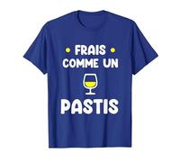 Frais comme Un Pastis Humour Alcool apéro T-Shirt, Homme, Bleu Royal, XL