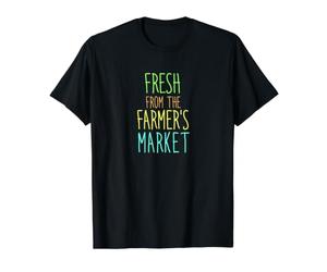 Frais du marché des Agriculteurs T-Shirt Graphique avec Valeur