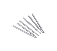 Fraisage Couteau A Découper De Gravure 2,35 Mm Poignée En Acier Au Tungstène 6Pcs (Taille M)