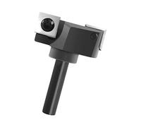 Fraise à 2 cannelures en T haute efficacité pour enlever les copeaux pour une coupe propre dans les projets en bois