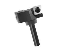 Fraise à 2 cannelures en T haute efficacité pour enlever les copeaux pour une coupe propre dans les projets en bois