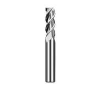Fraise à 3 dents en carbure de tungstène HRC45/55 (1/5/10 pièces) for panneaux composites aluminium massif(5pcs HRC45 3F,D14xD14x150L)
