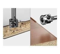 Fraise à affleurer avec plaquettes de rechange HW FESTOOL S8 HW D19 12x12 KL OFK - 499806 G