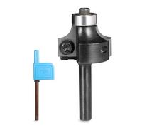 Fraise à arrondir CNC Genmitsu, tige 1/4" et rayon 1/4" pour fraiseuse CNC, fraise à arrondir, fraise à bord en carbure, 2RRBC01A