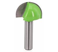 Fraise à bec sphérique de 8 mm avec lame en carbure pour fraisage CNC du bois, MDF, panneaux de particules, contreplaqué, outil de coupe de rayon (8 x 25)