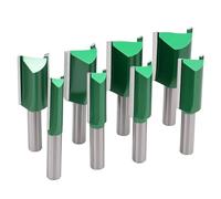 Fraise à bois 1 pièce 8 mm tige de 8 mm fraise droite pour le travail du bois outil de défonceuse (8 x 14 x 30 mm)