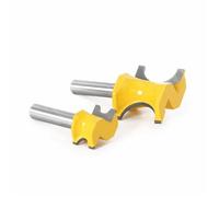 Fraise à bois 1 pièce Bullnose Ensemble de fraises à défoncer C3 avec pointe en carbure de tungstène 8 mm Tige de 8 mm Fraise à défoncer le bois (8 x 25,4)