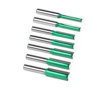 Fraise à bois - 1 pièce - Tige de 8 mm - 3-25 mm - Double lame droite - Fraise à rainurer - En acier tungstène - Machine de coupe - Outils de travail du bois (6 pièces de 3 à 8 mm)