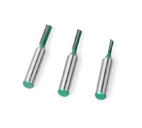 Fraise à bois - 1 pièce - Tige de 8 mm - 3 à 25 mm - Double lame droite - Fraise à rainurer - Fraise à rainurer en acier tungstène - Machine de coupe - Outils de travail du bois (8 x 6 x 30)