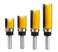 Fraise à bois - 1 pièce - Tige de 8 mm - Modèle de charnière, à mortaiser - Fraise à bout droit - Pour le nettoyage de tenon, outils de travail du bois (8 x 19,05 x 38,1 mm)