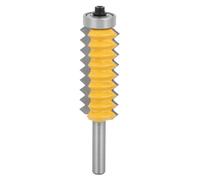 Fraise à bois à 8 dents, fraise pour rails et montants, couteau de fraisage latéral en carbure à multiples dents avec conception anti-retour pour des coupes nettes et sans copeaux (Couteau à mortaise