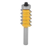 Fraise à bois à 8 dents, fraise pour rails et montants, couteau de fraisage latéral en carbure à multiples dents avec conception anti-retour pour des coupes nettes et sans copeaux (Couteau à mortaise