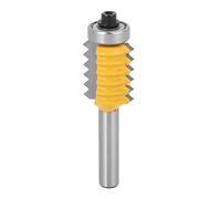 Fraise à bois à 8 dents, fraise pour rails et montants, couteau de fraisage latéral en carbure à multiples dents avec conception anti-retour pour des coupes nettes et sans copeaux (Couteau à mortaise