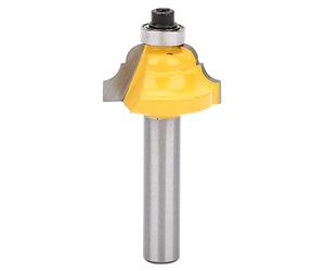Fraise à Bois Double Mèche de Routeur à Doucine Romaine, Double Fraise à Doucine Romaine Tranchant de Mèche de Routeur à Bois (8*25.4MM)